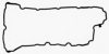 OPEL 12607401 Gasket, cylinder head cover